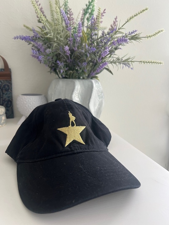 Accessories - Hamilton The Musical Black Embroidered Baseball Cap